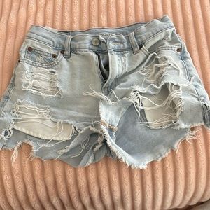 american eagle shorts strigid mom short